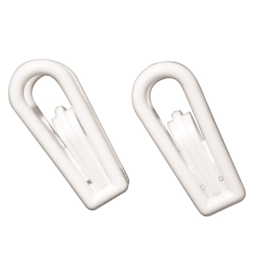 Plastic Replacement Clip, White